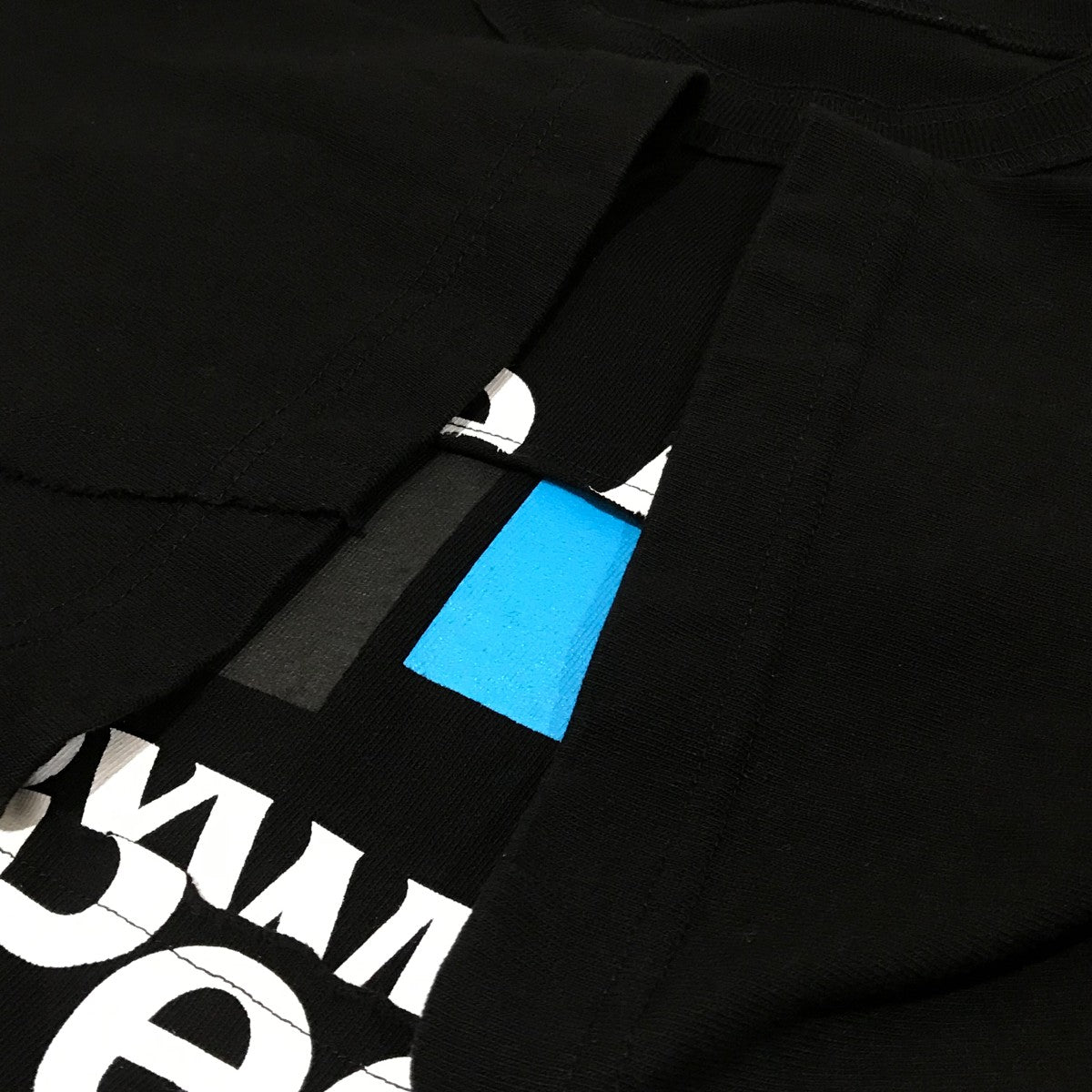 web限定セール sacai(サカイ) サイズ ブラック 21-0182S 再構築Tシャツ21-0182S トップス