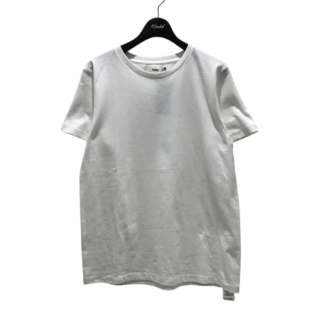 ミュラーオブヨシオクボ muller of yoshiokubo 25SS クルーネックTシャツ MLS25111 ホワイト サイズ：38 muller of yoshiokubo(ミュラーオブヨシオクボ) 25SSクルー