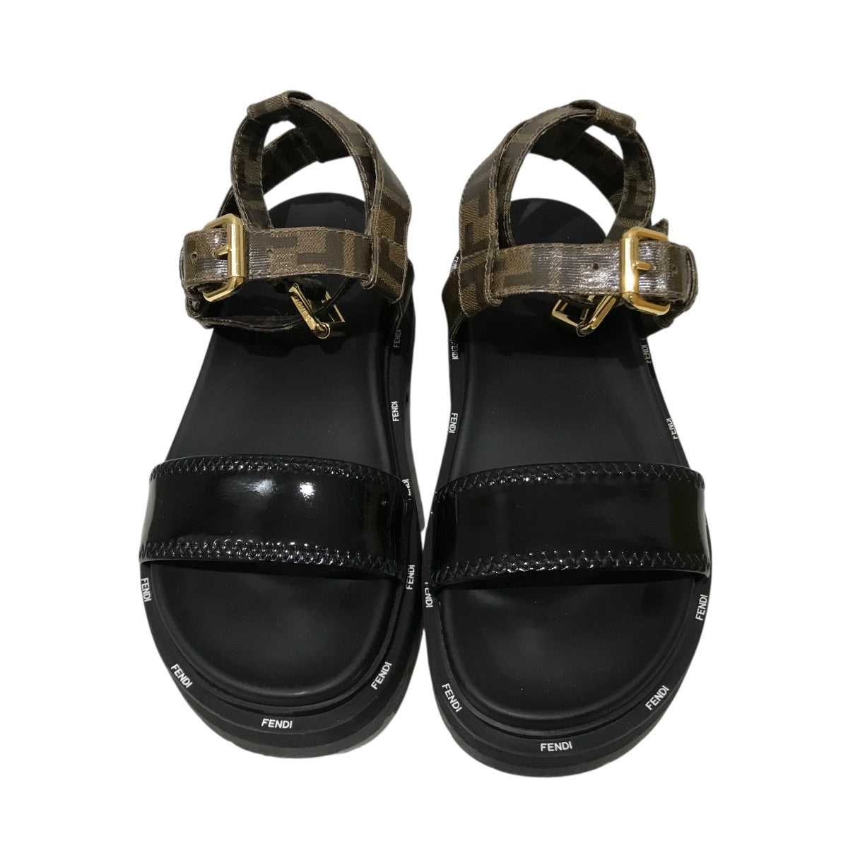 定価　33,000円　黒・緑トライアングルデザインビキニ　FENDI 本物 ダブルFレターのトライアングルビキニ - 2024年 セクシー水着