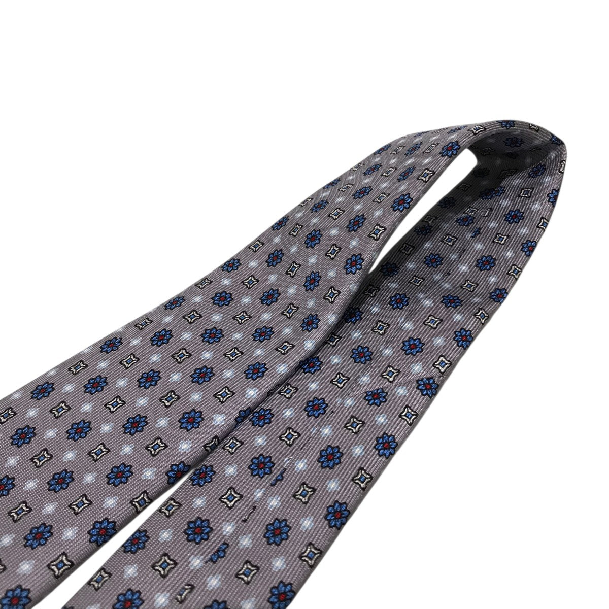 【MARINELLA／マリネッラ】ネクタイ　(新品・未使用) E．MARINELLA(マリネッラ) シルクネクタイ グレー｜【公式
