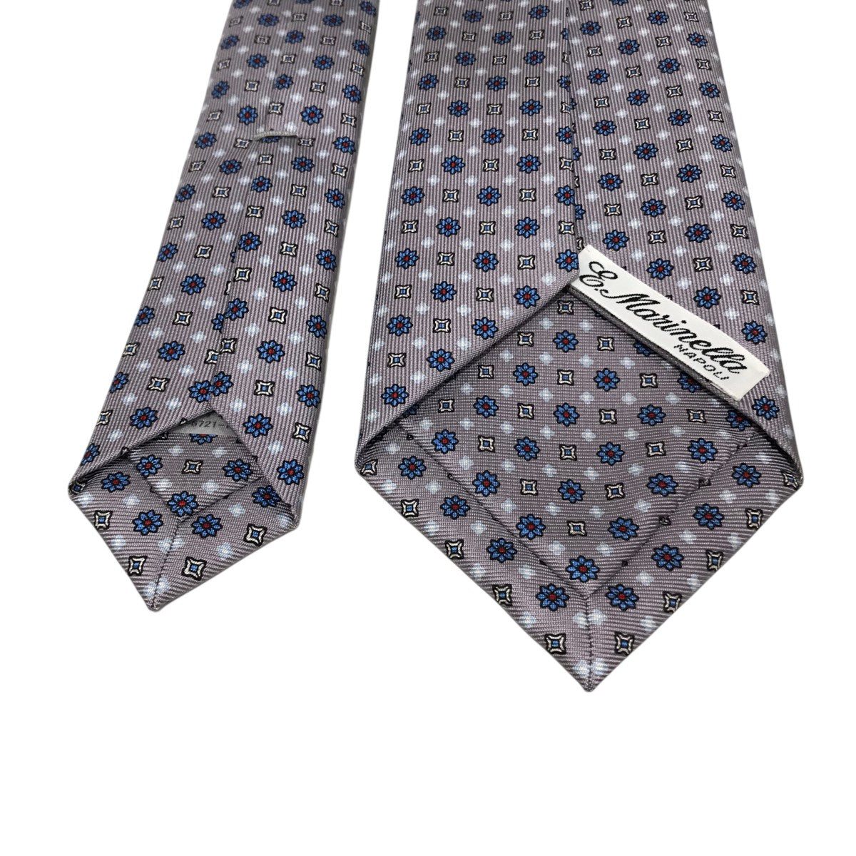 【MARINELLA／マリネッラ】ネクタイ　(新品・未使用) E．MARINELLA(マリネッラ) シルクネクタイ グレー｜【公式