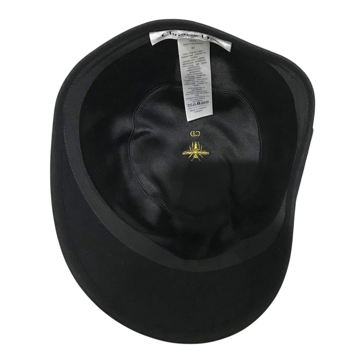 Christian Dior(クリスチャンディオール) メタルロゴ ラビット シルク