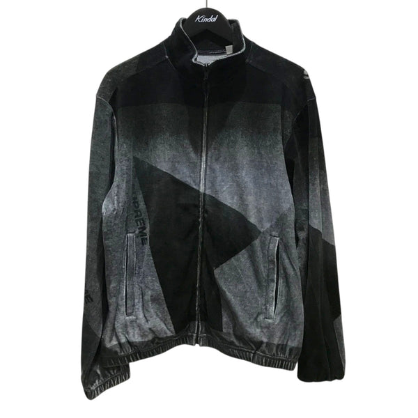 Supreme ベロアジャケット Sサイズ ブラック Supreme(シュプリーム) 【Geo Velour Track Jacket】ベロアジャケット