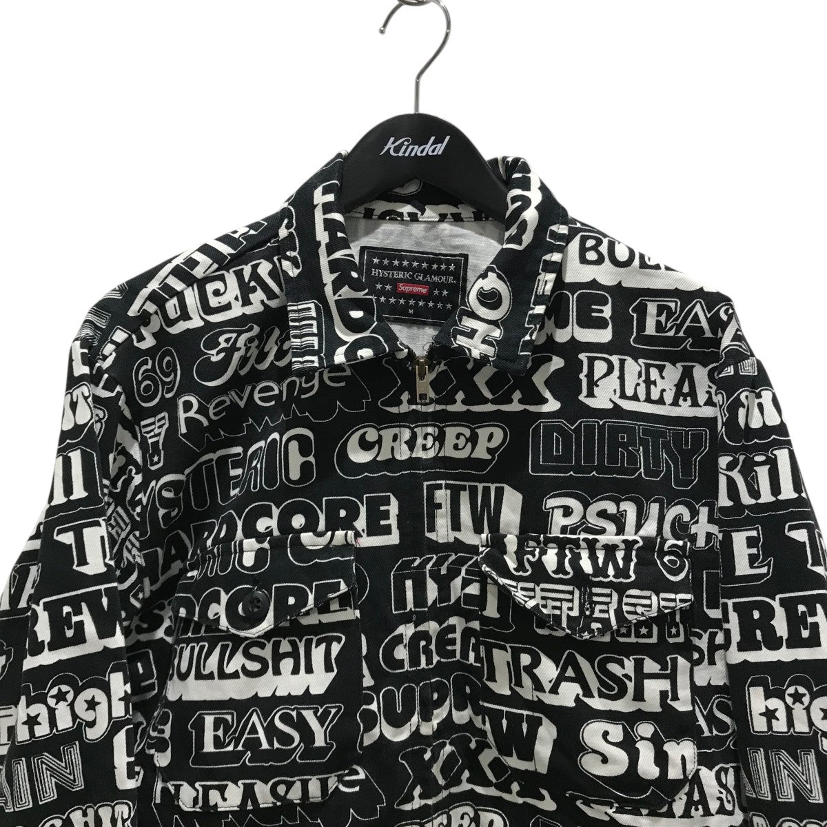 ジャケット・アウター Supreme Text Work Jacket Hysteric Glamour×Supreme 【Text Work Jacket】テキストワーク