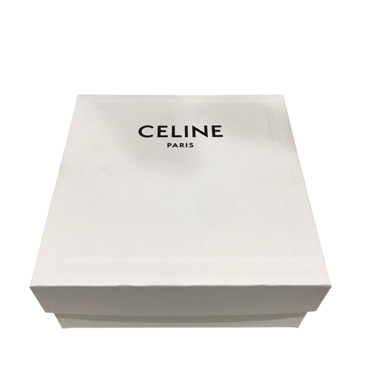CELINE(セリーヌ) ダブルリングレザーベルト ブラック サイズ 80