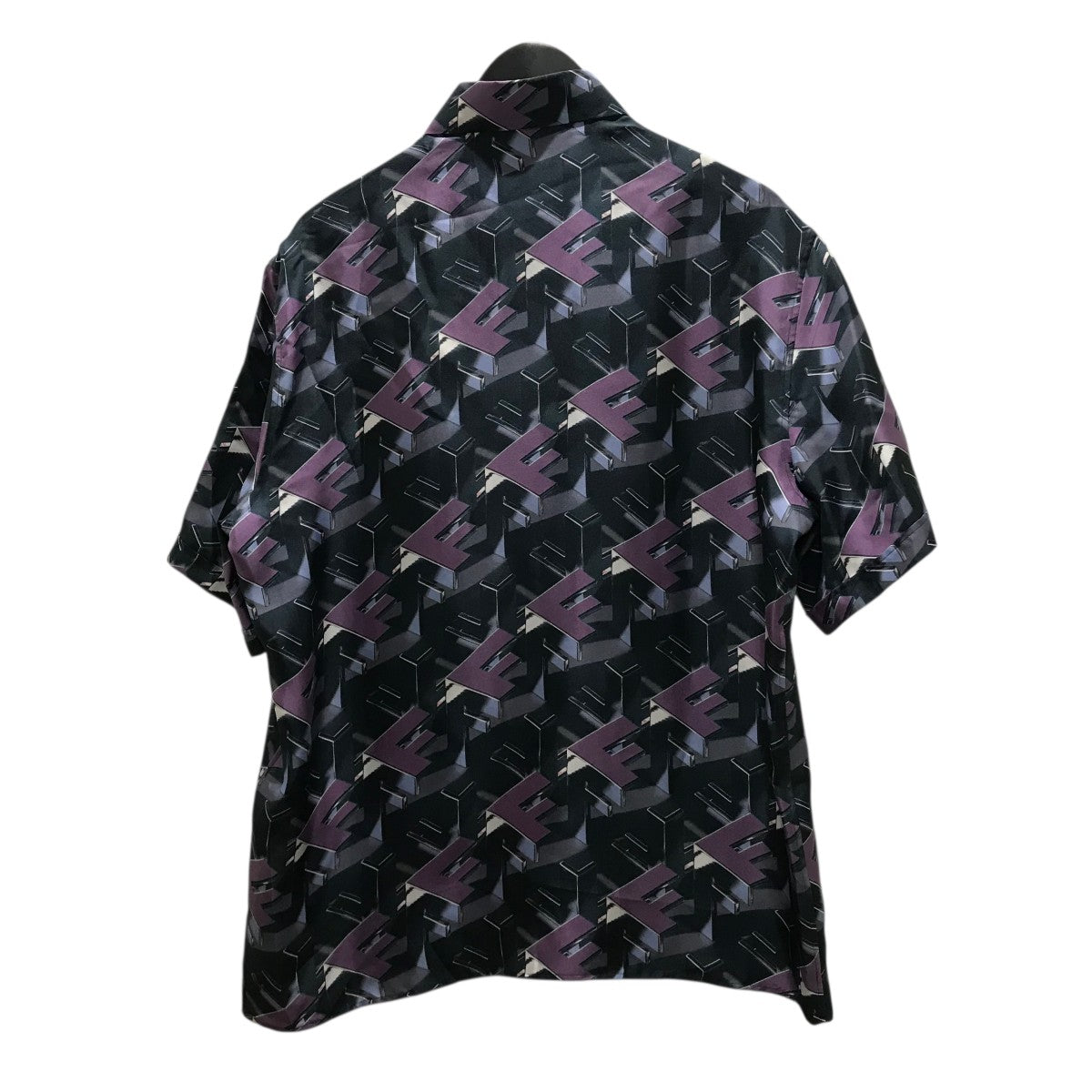 FENDI(フェンディ) 総柄シャツFS0795 FS0795 ネイビー サイズ 39