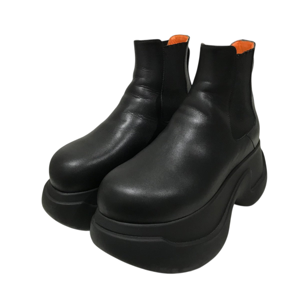 ◆ Marni ◆ブラック Pablo レザー チェルシーブーツ ☆MARNI☆PABLO ブラック レザー チェルシー ブーツ (MARNI