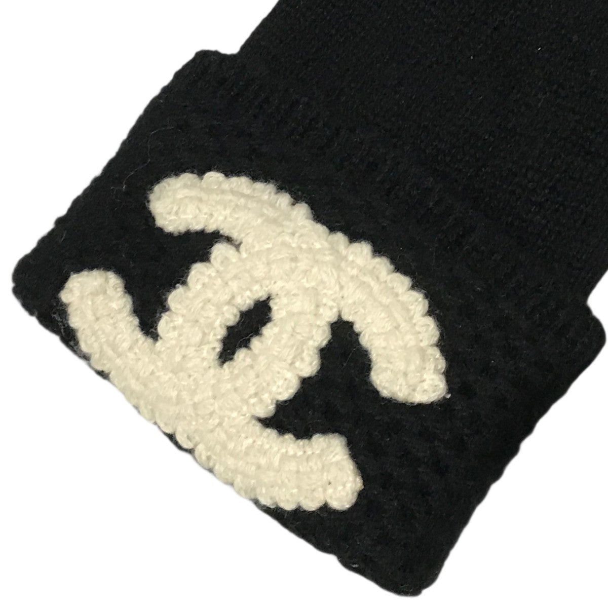 CHANEL(シャネル) カシミヤ ココマークグローブ ブラック