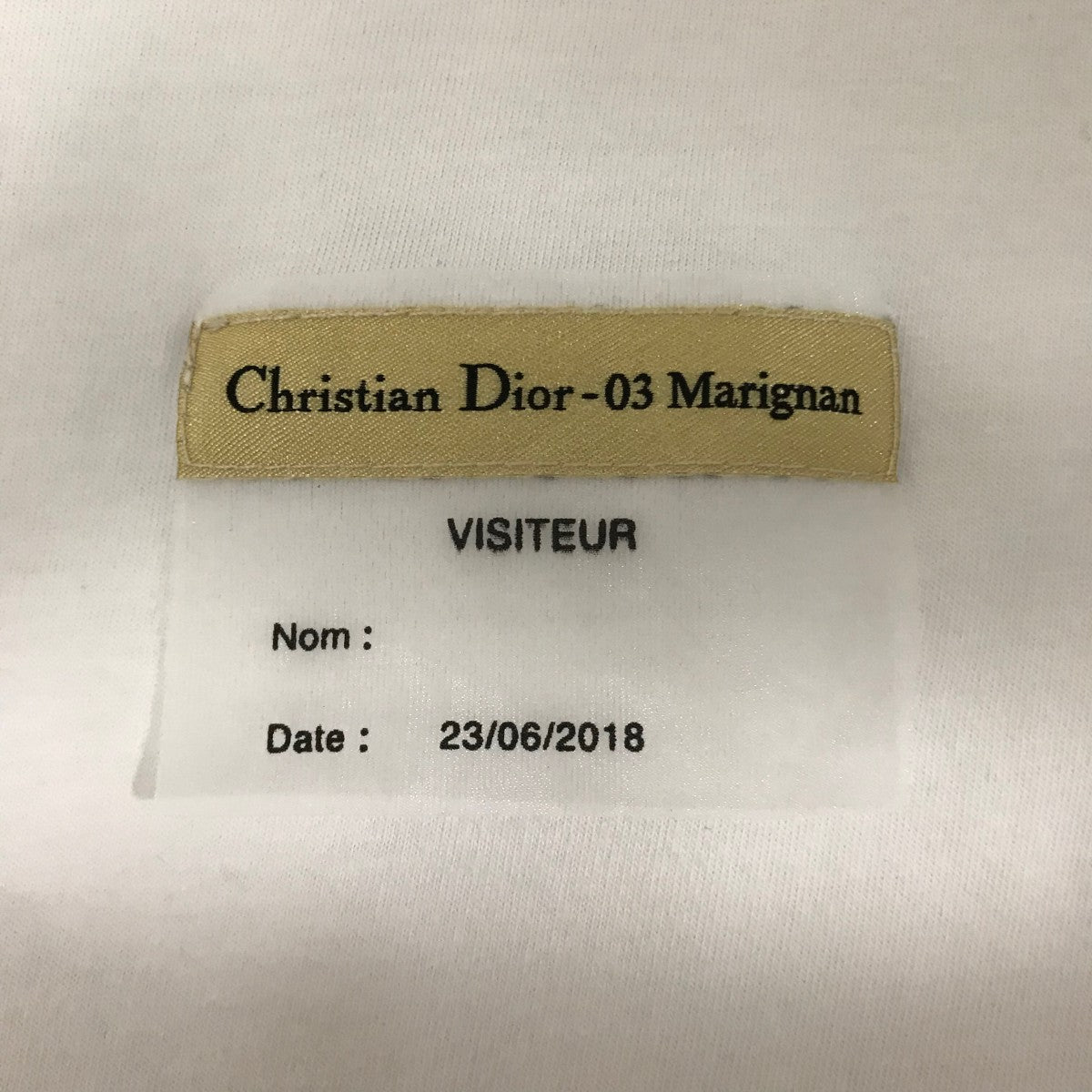 DIOR(ディオール) Tシャツ923J611A0447 923J611A0447 ホワイト