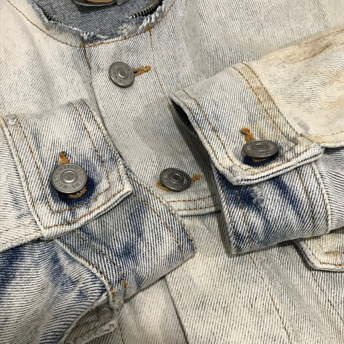 MM6 Maison Margiela(マルタンマルジェラ) 25SSディストレスト デニム 