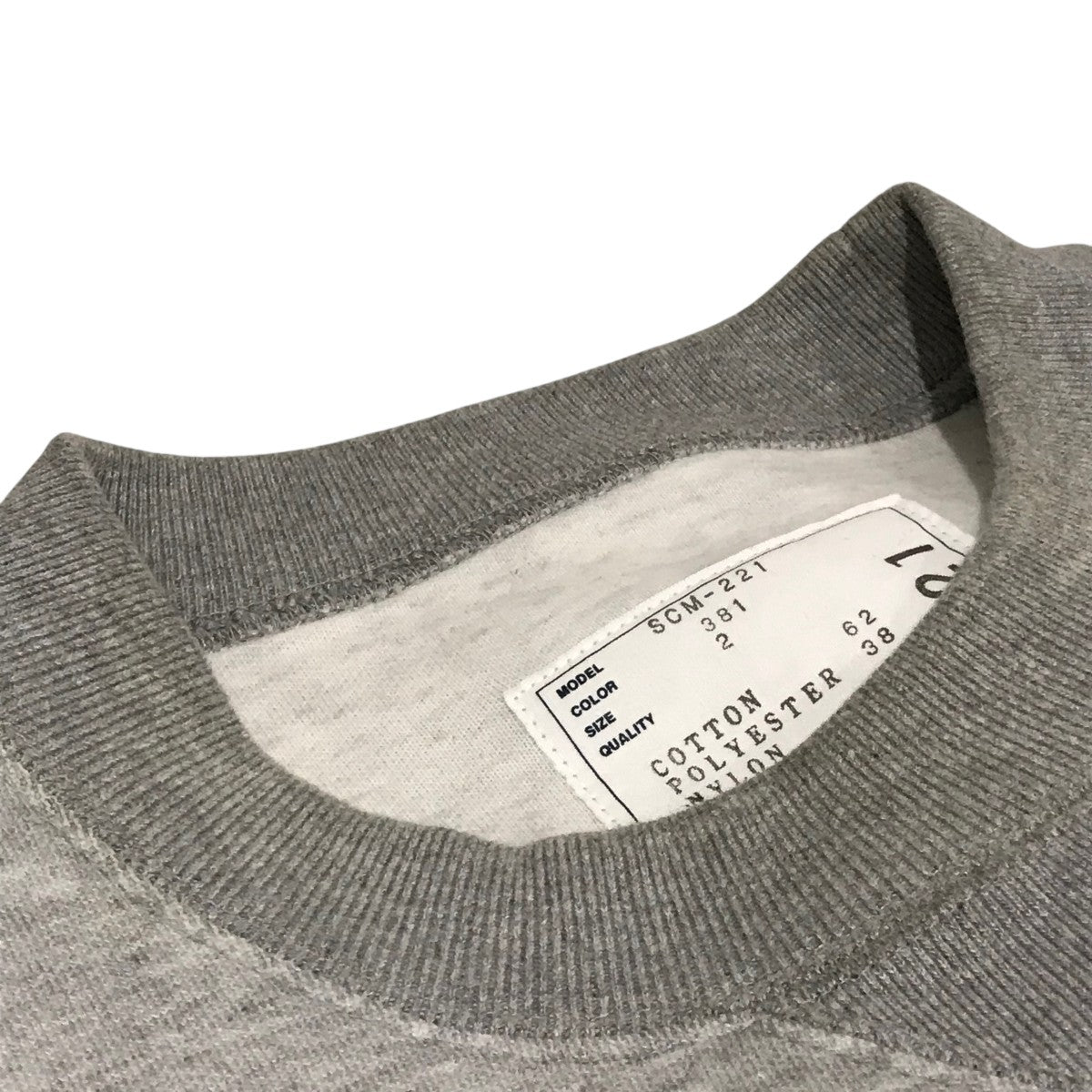 sacai(サカイ) 25SS【Sponge Sweat Nylon Twill Pullover