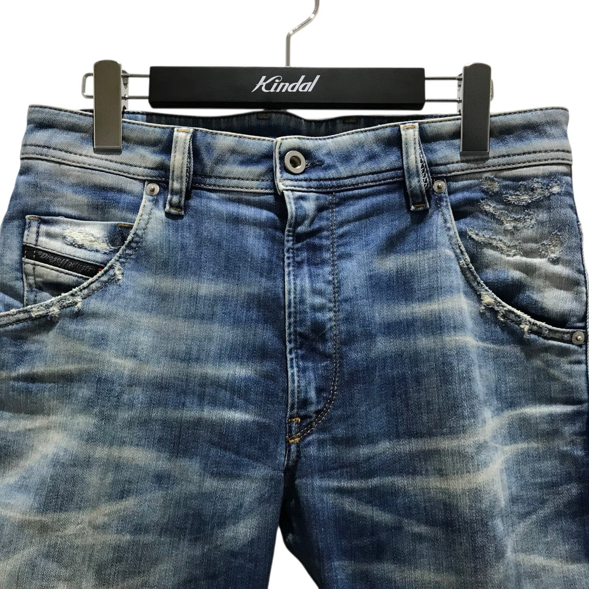 【美品】DIESEL krooley スウェットデニム　28 インディゴブルー DIESEL KROOLEY NE SWEAT JEANS スウェット デニム