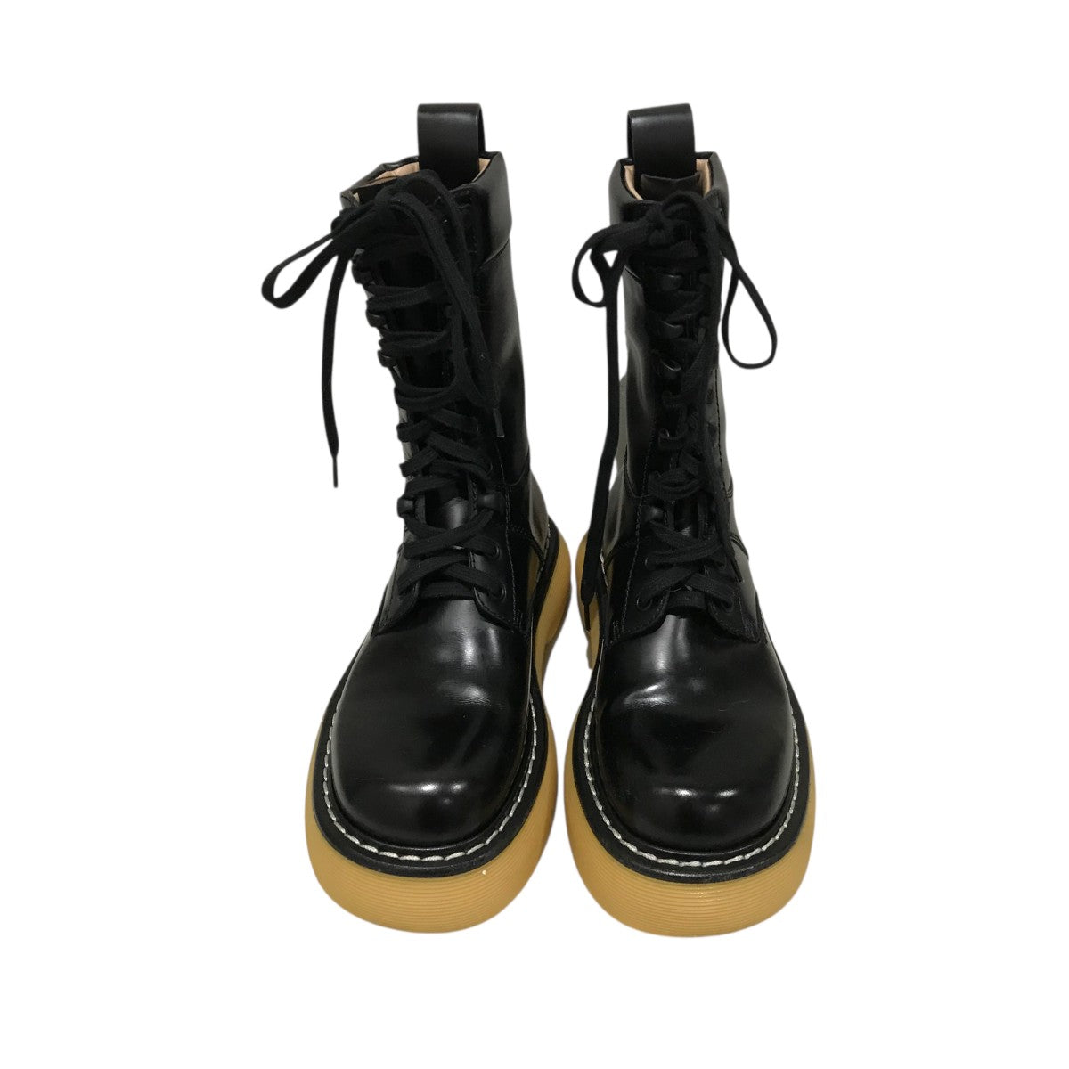 BOTTEGA VENETA(ボッテガヴェネタ) レースアップブーツ ブラック