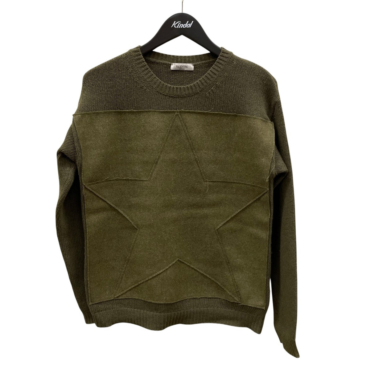 VALENTINO(ヴァレンチノ) カシミヤ混ニット グレー サイズ XS｜【公式