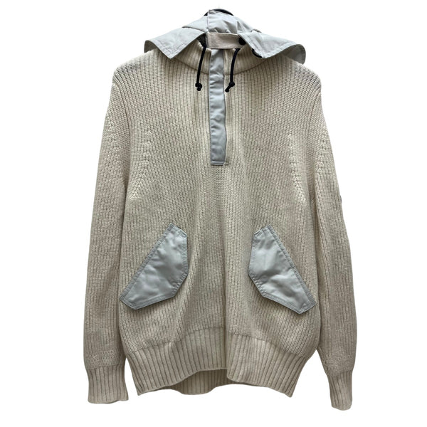 sacai(サカイ) ドッキングウールニットフーディ21-02632M 21-02632M