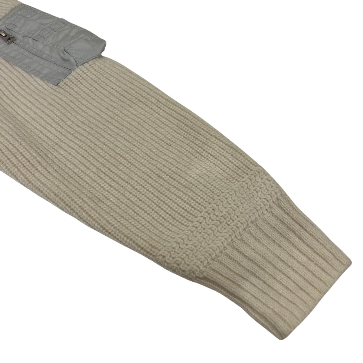 sacai(サカイ) ドッキングウールニットフーディ21-02632M 21