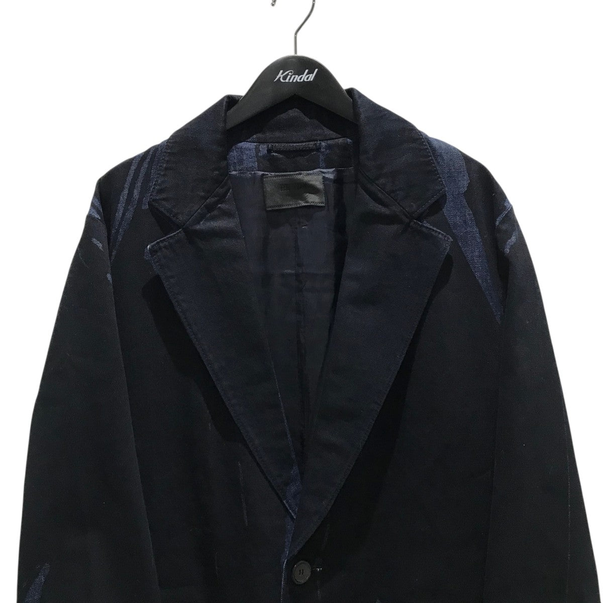 PRADA プラダ 17ssコレクションステッチデニムコート 44サイズ PRADA(プラダ) 綿100％デニムコートGEB145 GEB145 ブラック