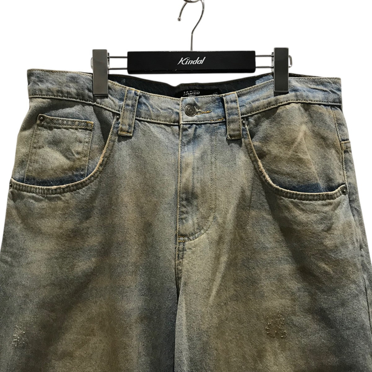 JADED LONDON(ジェイデッドロンドン) 汚れ加工ワイドデニム