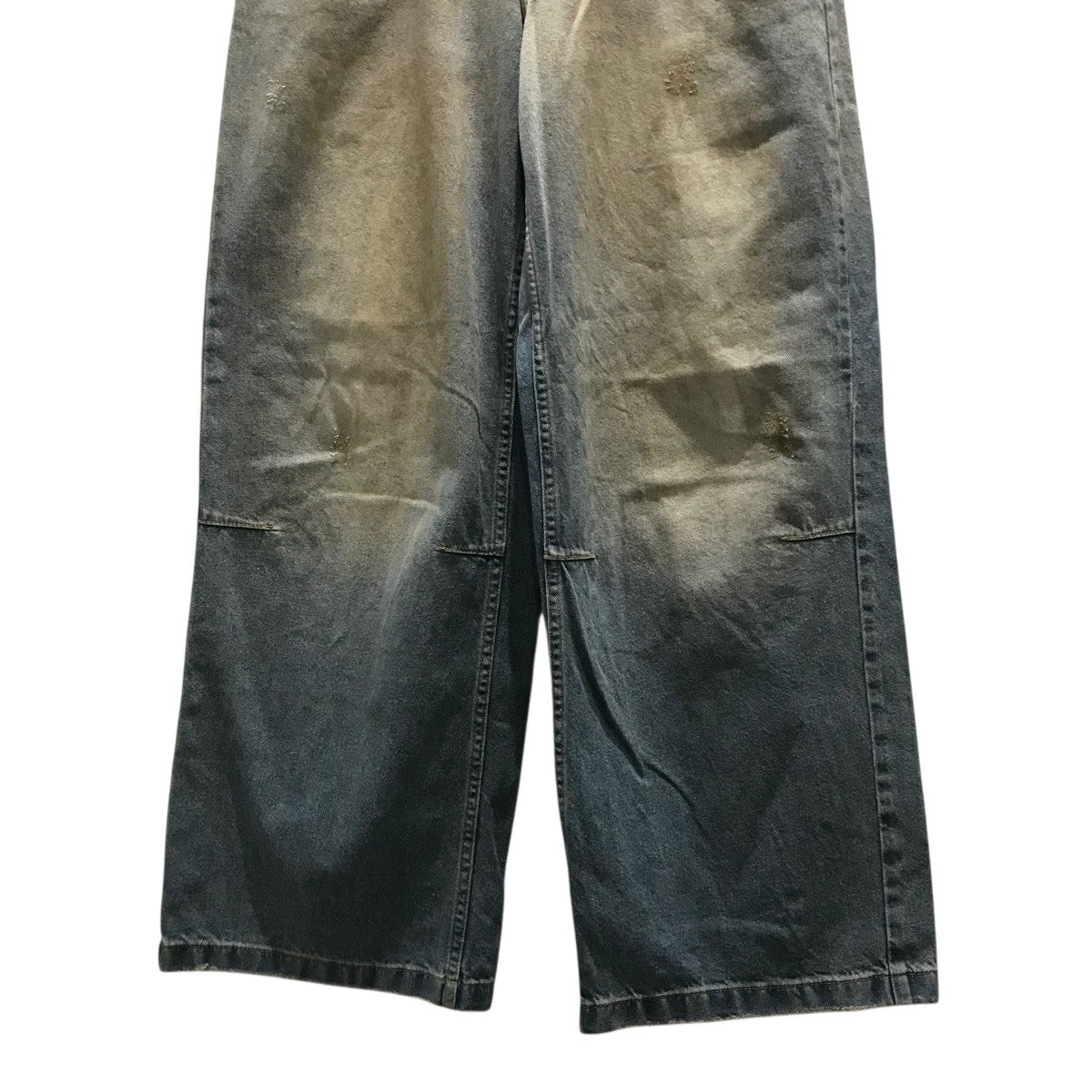 【JADED LONDON】UK発★Used加工 Veganレザー ワイドパンツ フェイクレザー JADED LONDON(ジェイデッドロンドン) パンツ