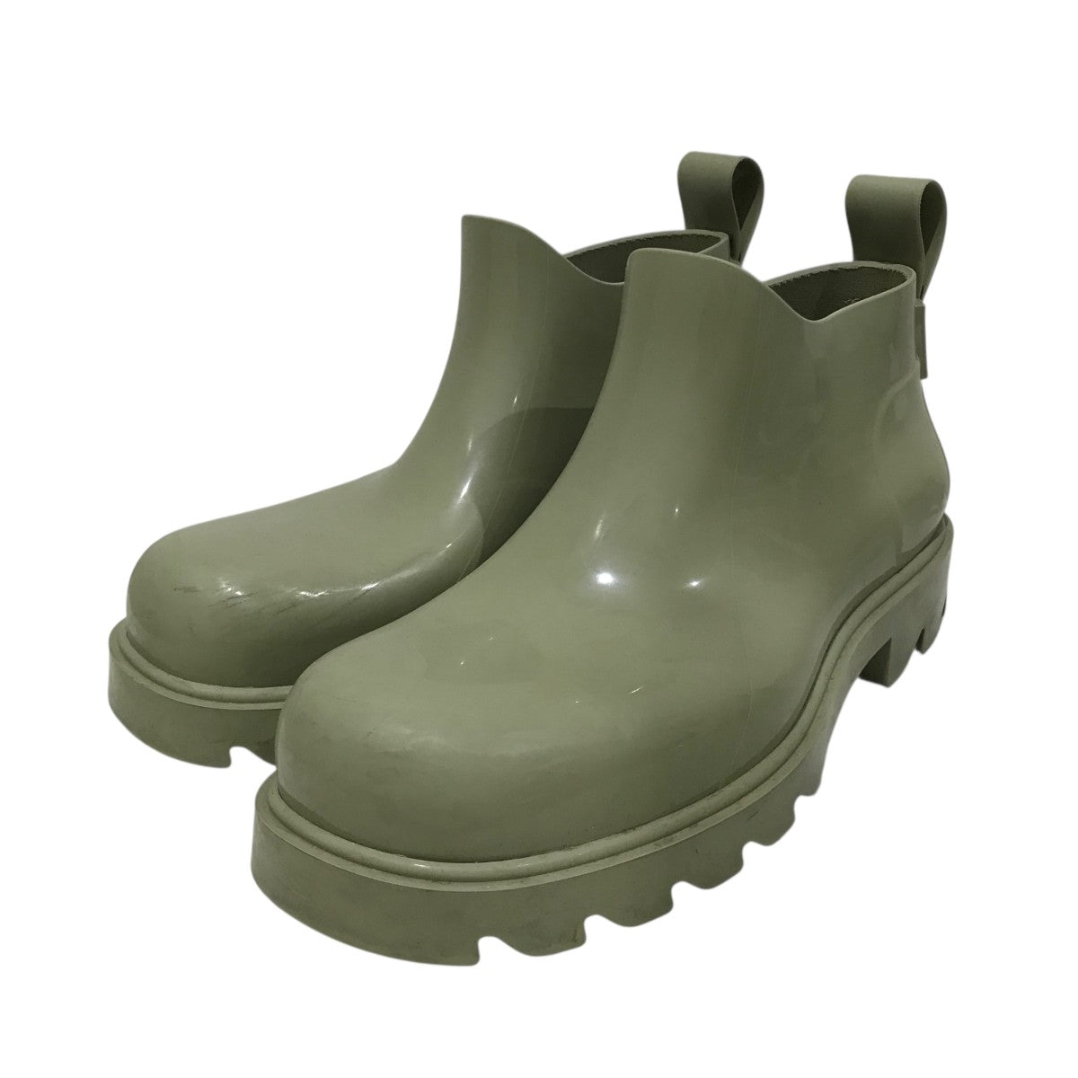 BOTTEGA VENETA ボッテガヴェネタ　レインブーツ　42 BOTTEGA VENETA(ボッテガヴェネタ) レインブーツ オリーブ