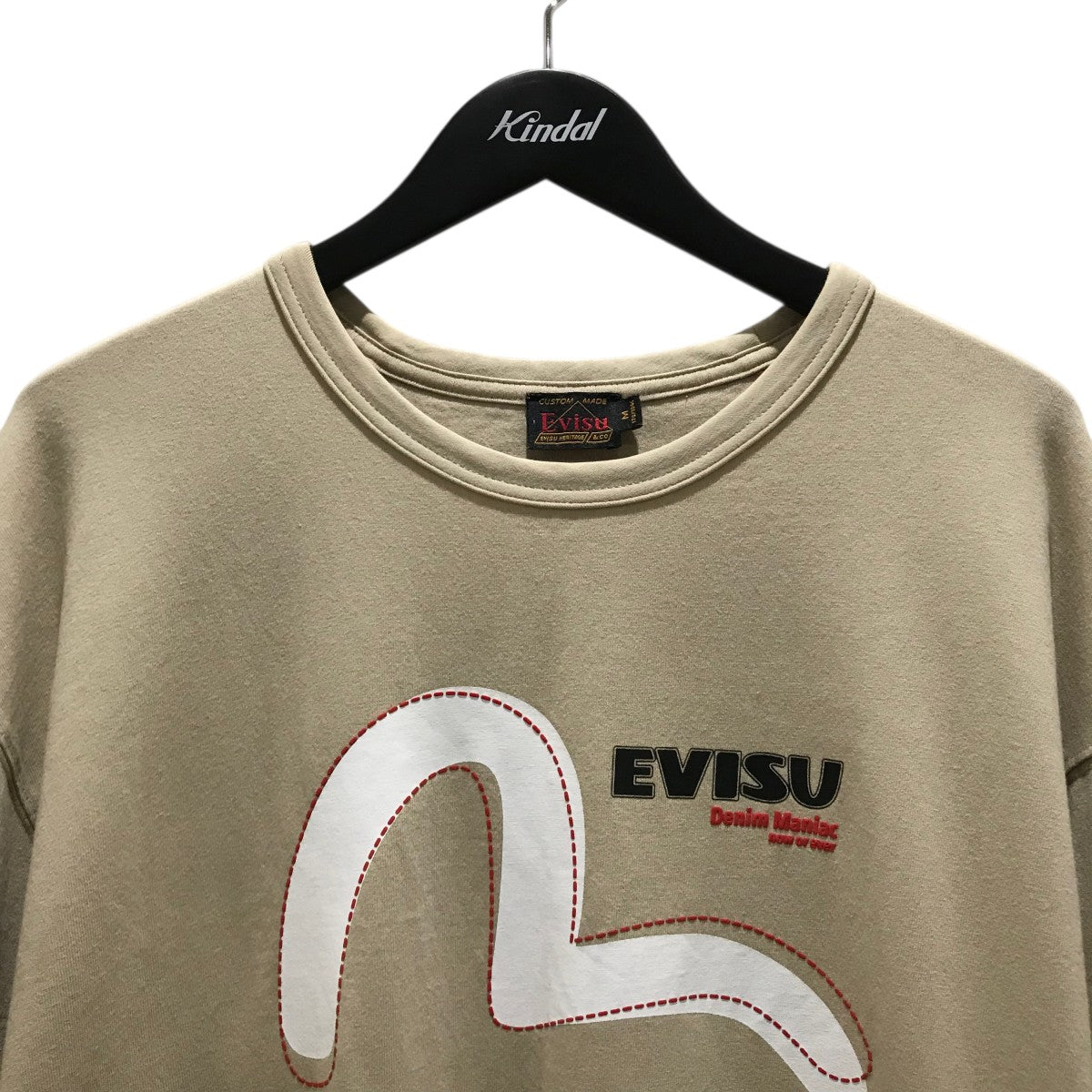 トレーナー　 サイズ42　tシャツ　エヴィス　EVISU 楽天市場】EVISU JEANS KAMOME MARK SWEAT SHIRTS KAMOME カモメ
