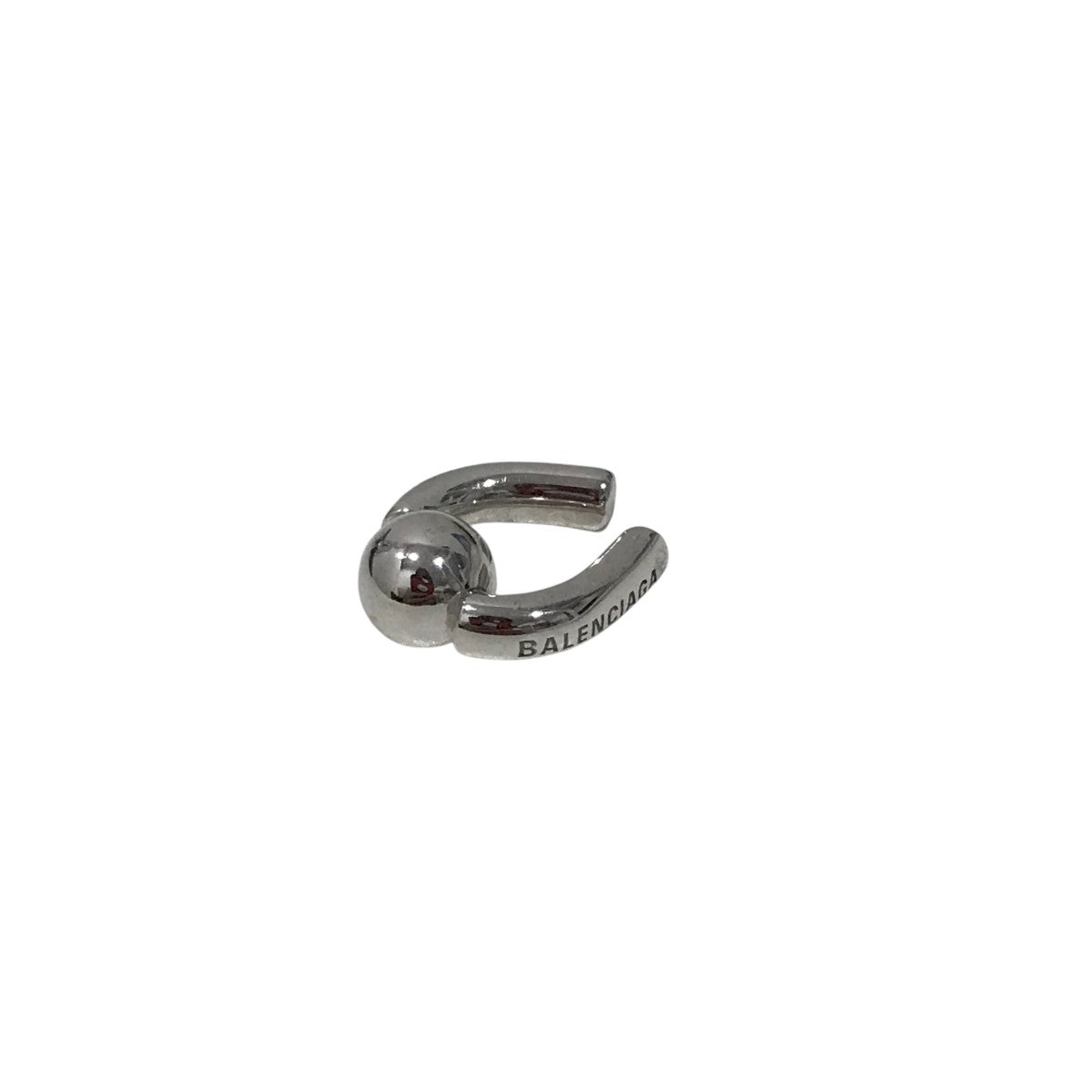 【国内発】BALENCIAGA Bb Icon アンティークシルバー ピアス BALENCIAGA(バレンシアガ) BB ICONピアス シルバー｜【公式