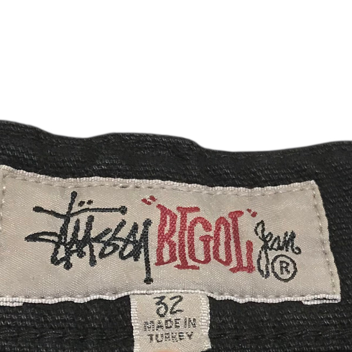 90s oldstussy ワイド ブラックデニム 32 y2k ステューシー 2025年最新】stussy デニム oldの人気アイテム - メルカリ