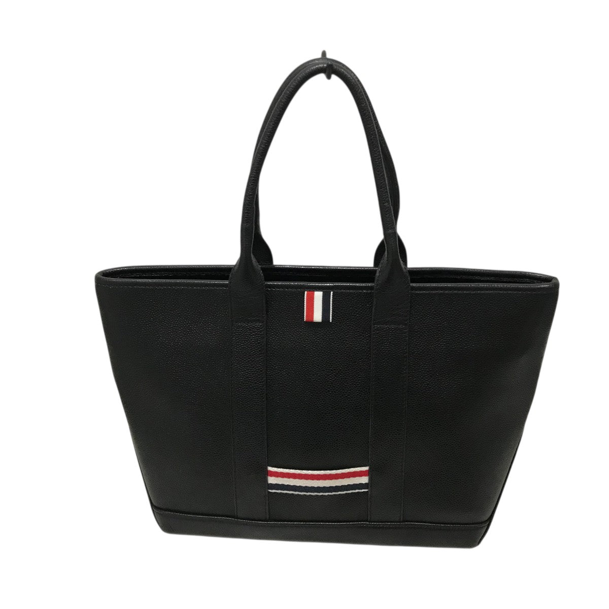 訳あり/新品未使用　THOM BROWNE ネイビー トートバッグ THOM BROWNE（トムブラウン）の「Thom Browne - レザー トート