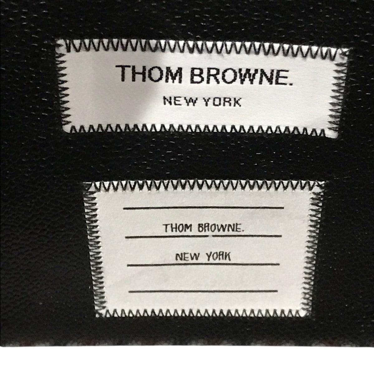 Thom Browne(トム・ブラウン) レザートートバッグ □ ブラック