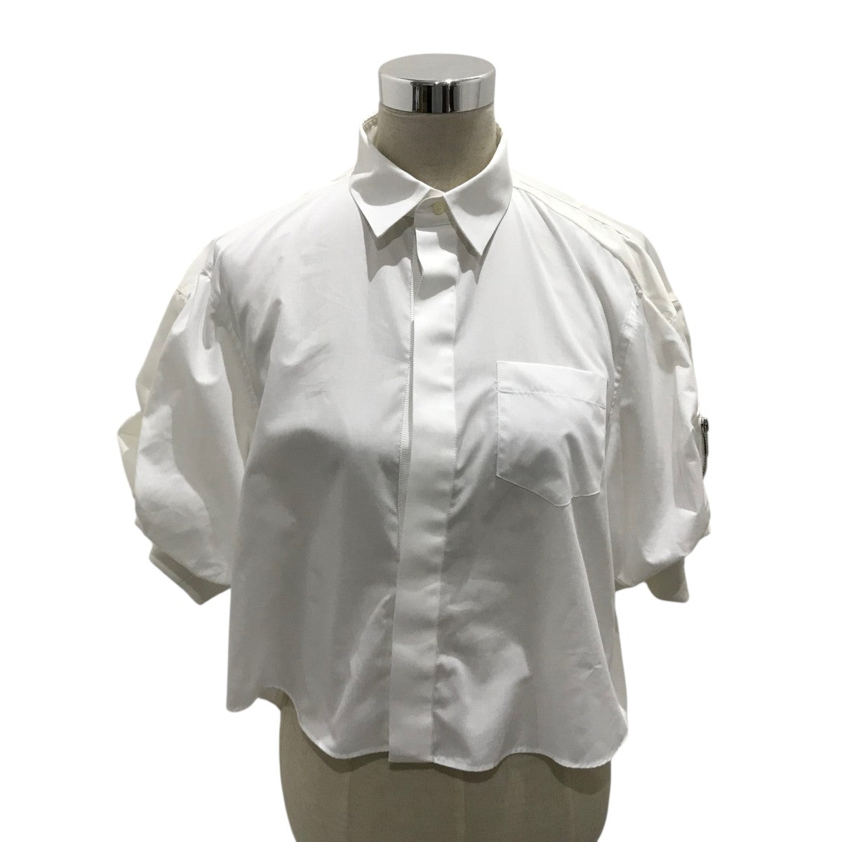 sacai(サカイ) Cotton Poplin x Nylon Twill ShirtブラウスSCW