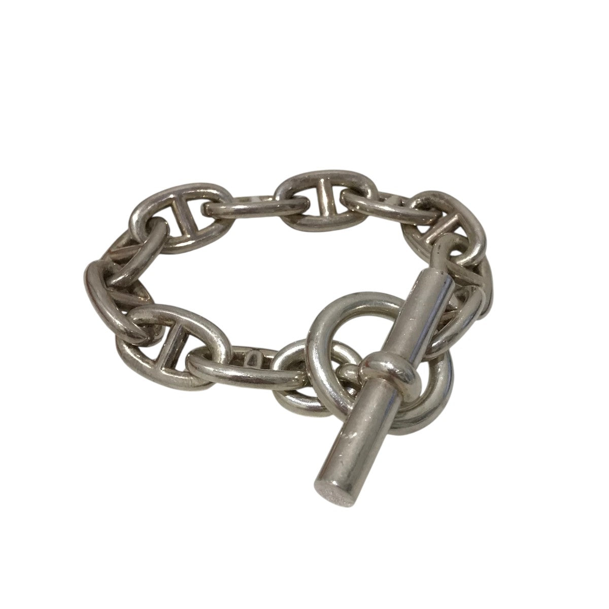 HERMES(エルメス) シェーヌダンクル GM12コマブレスレット シルバー