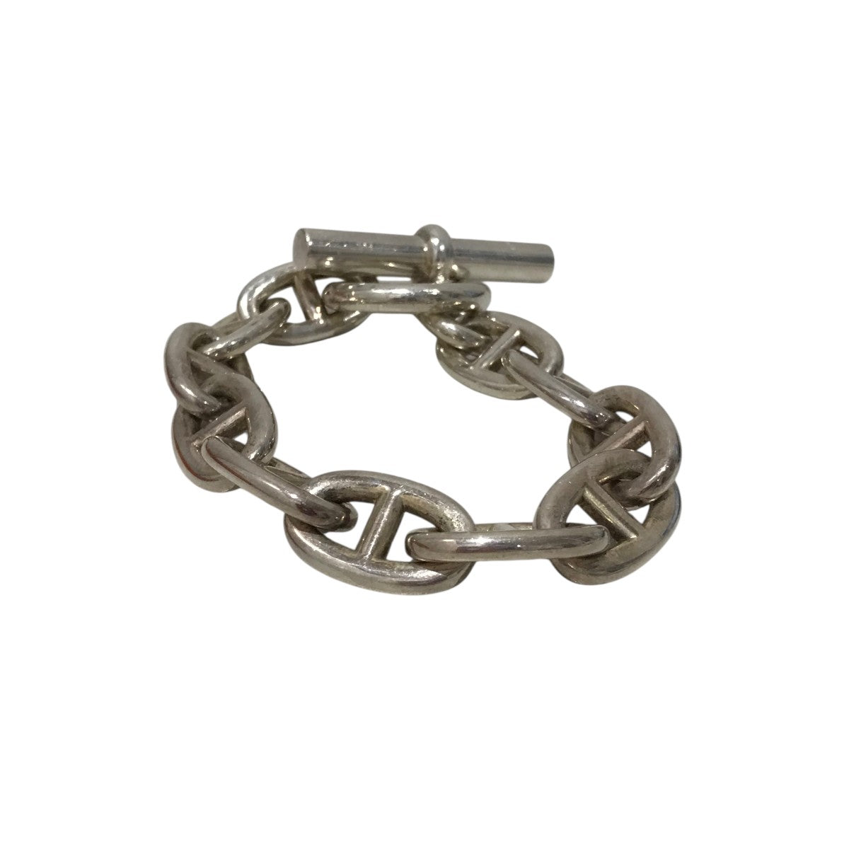 HERMES(エルメス) シェーヌダンクルTGM11コマシルバーブレスレット