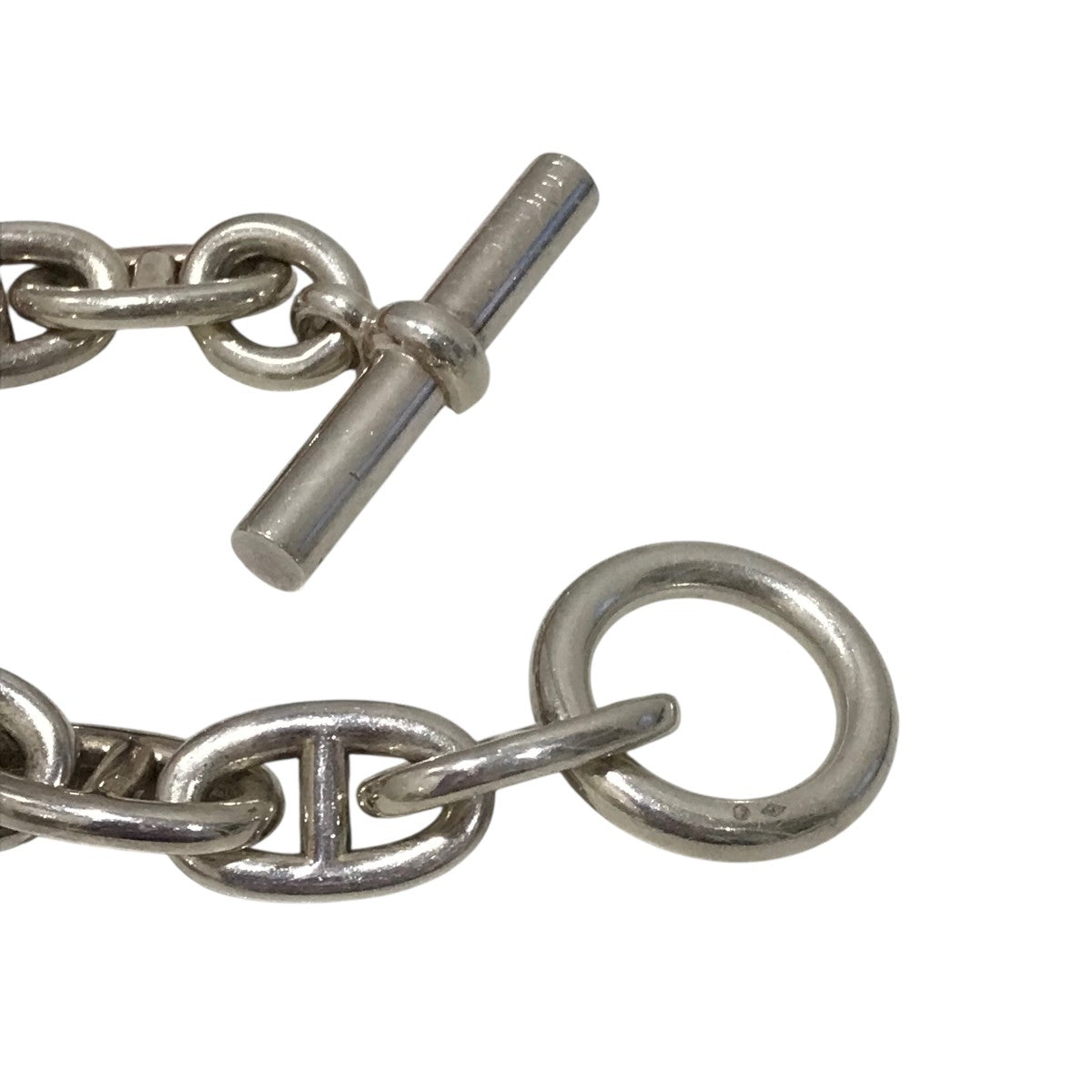 HERMES(エルメス) シェーヌダンクルTGM11コマシルバーブレスレット