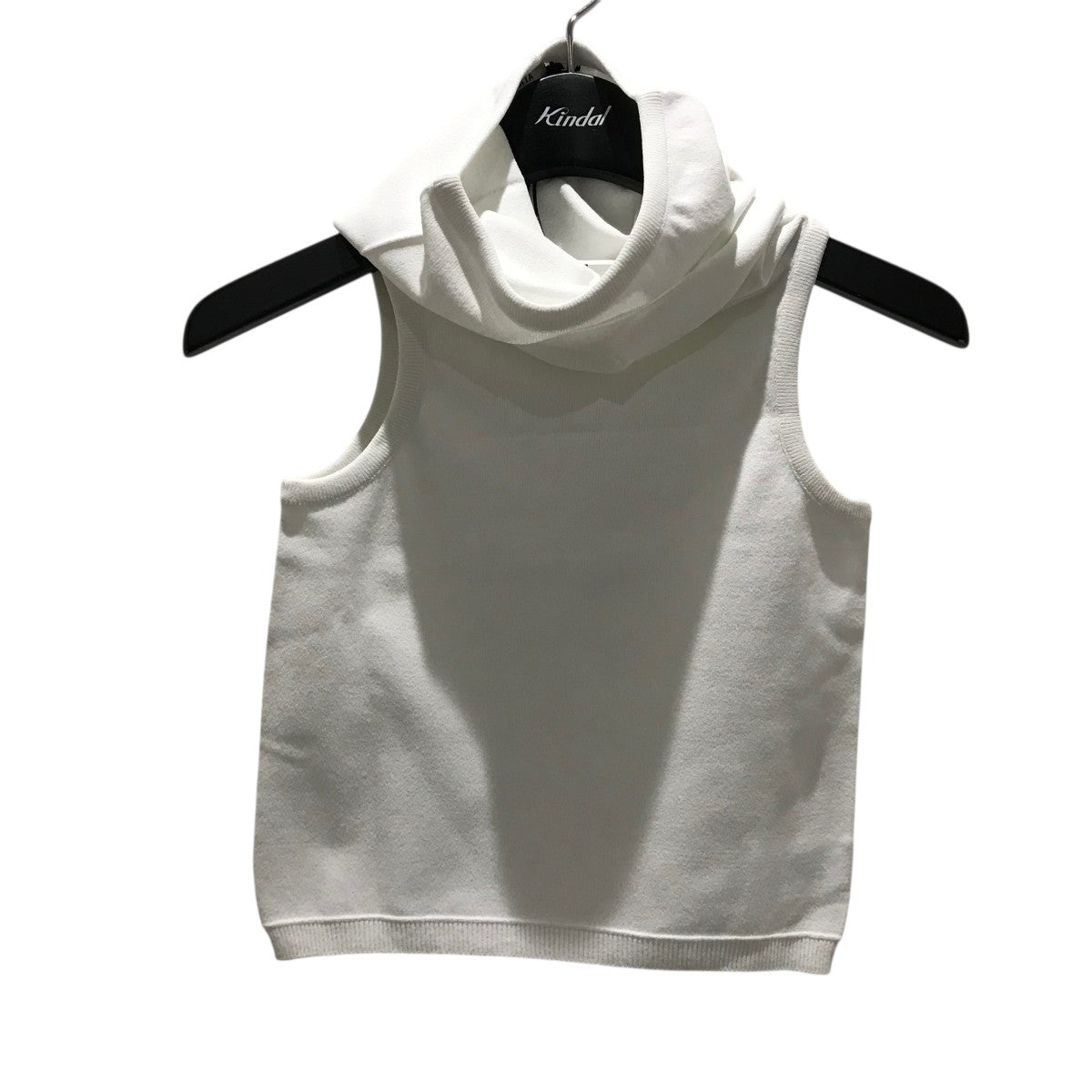 【ALAIA】アライア ノースリーブトップス ＃38・中古 ALAIA(アライア) フード付き ニット製クロップドトップス