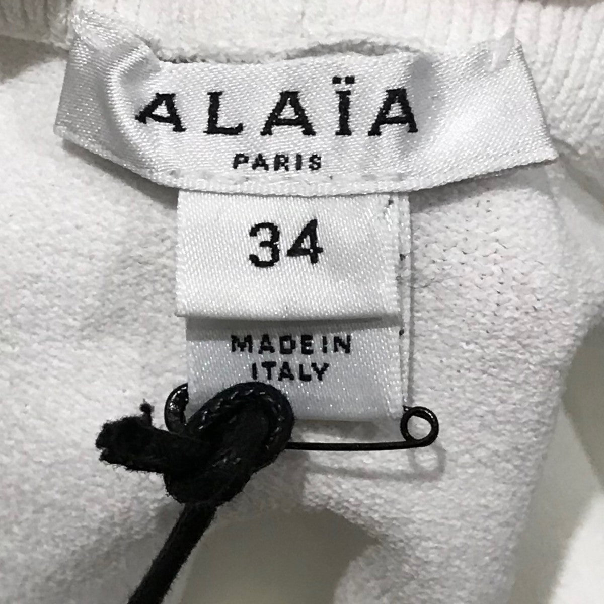 ALAIA(アライア) フード付き ニット製クロップドトップス