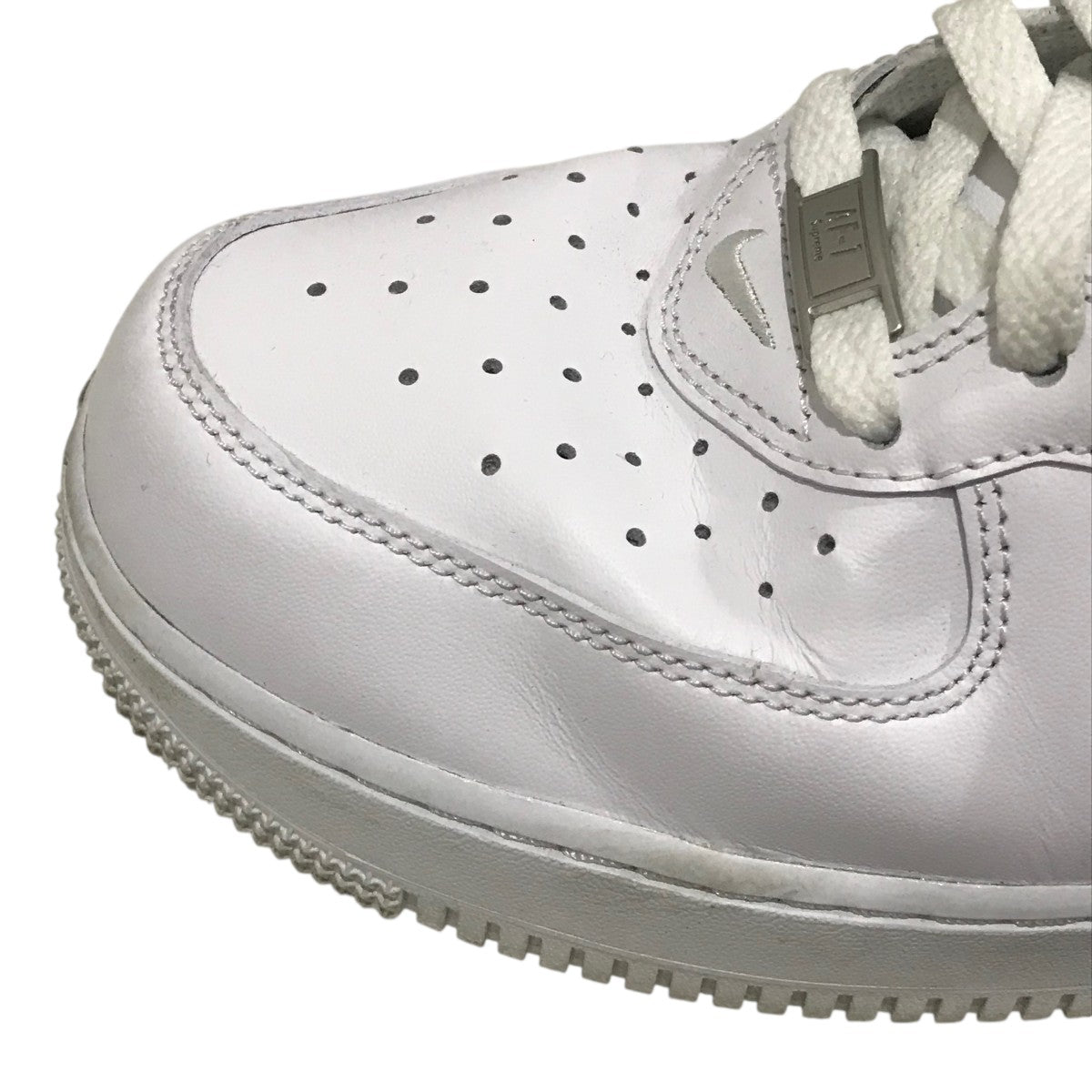 NIKE×Supreme 【Air Force 1 Mid White】ハイカットスニーカー