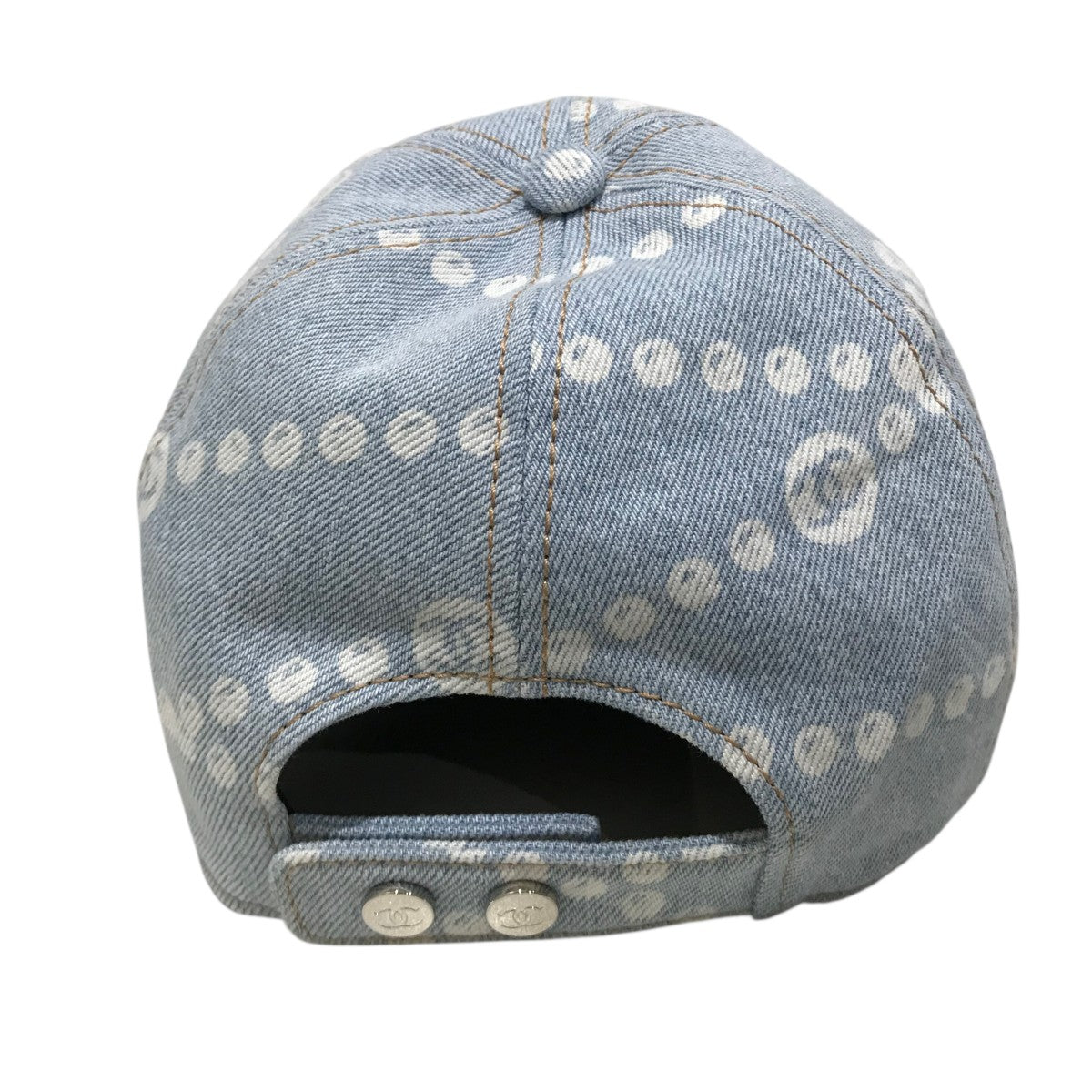 CHANEL(シャネル) 25SSプリントウォッシュドデニムキャップ ライト