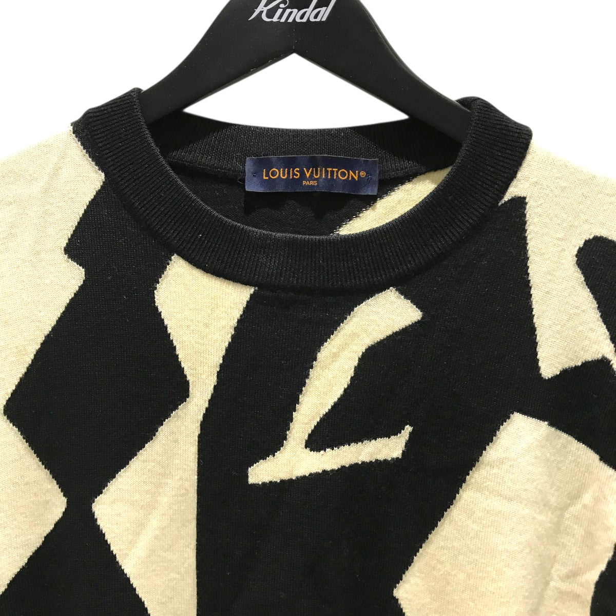 LOUIS VUITTON LVアブストラクトニットRM231M T26 古着・中古-3枚目のアイテム画像