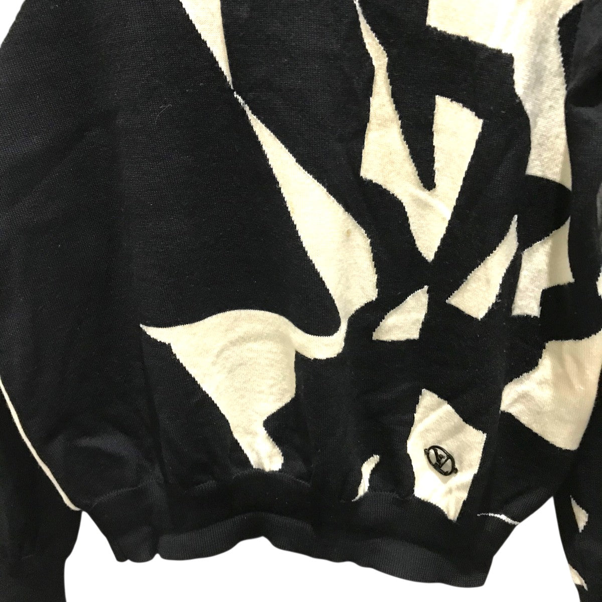 LOUIS VUITTON LVアブストラクトニットRM231M T26 古着・中古-4枚目のアイテム画像