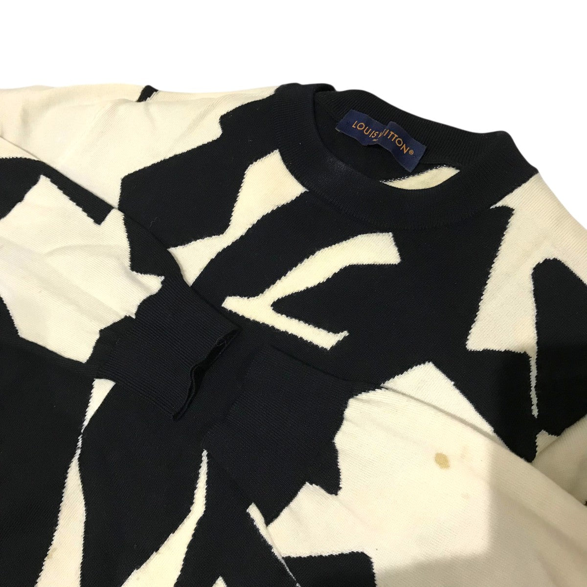 LOUIS VUITTON LVアブストラクトニットRM231M T26 古着・中古-5枚目のアイテム画像