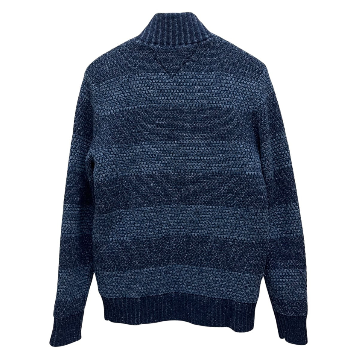 TOMMY HILFIGER ジップアップボーダーニット 古着・中古-2枚目のアイテム画像