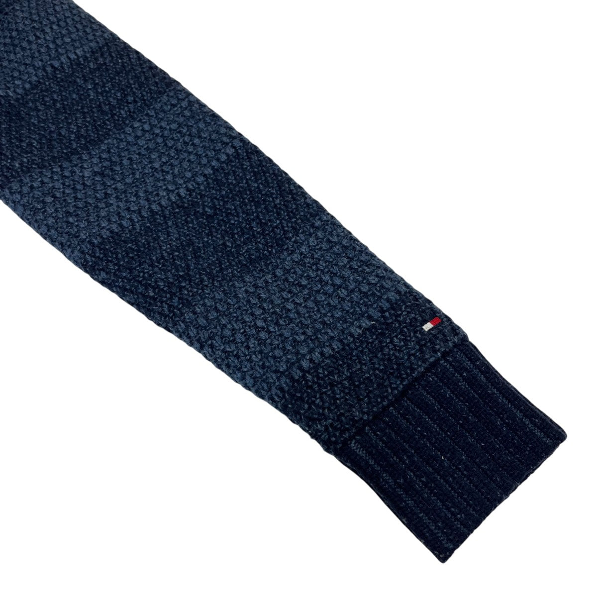 TOMMY HILFIGER ジップアップボーダーニット 古着・中古-4枚目のアイテム画像