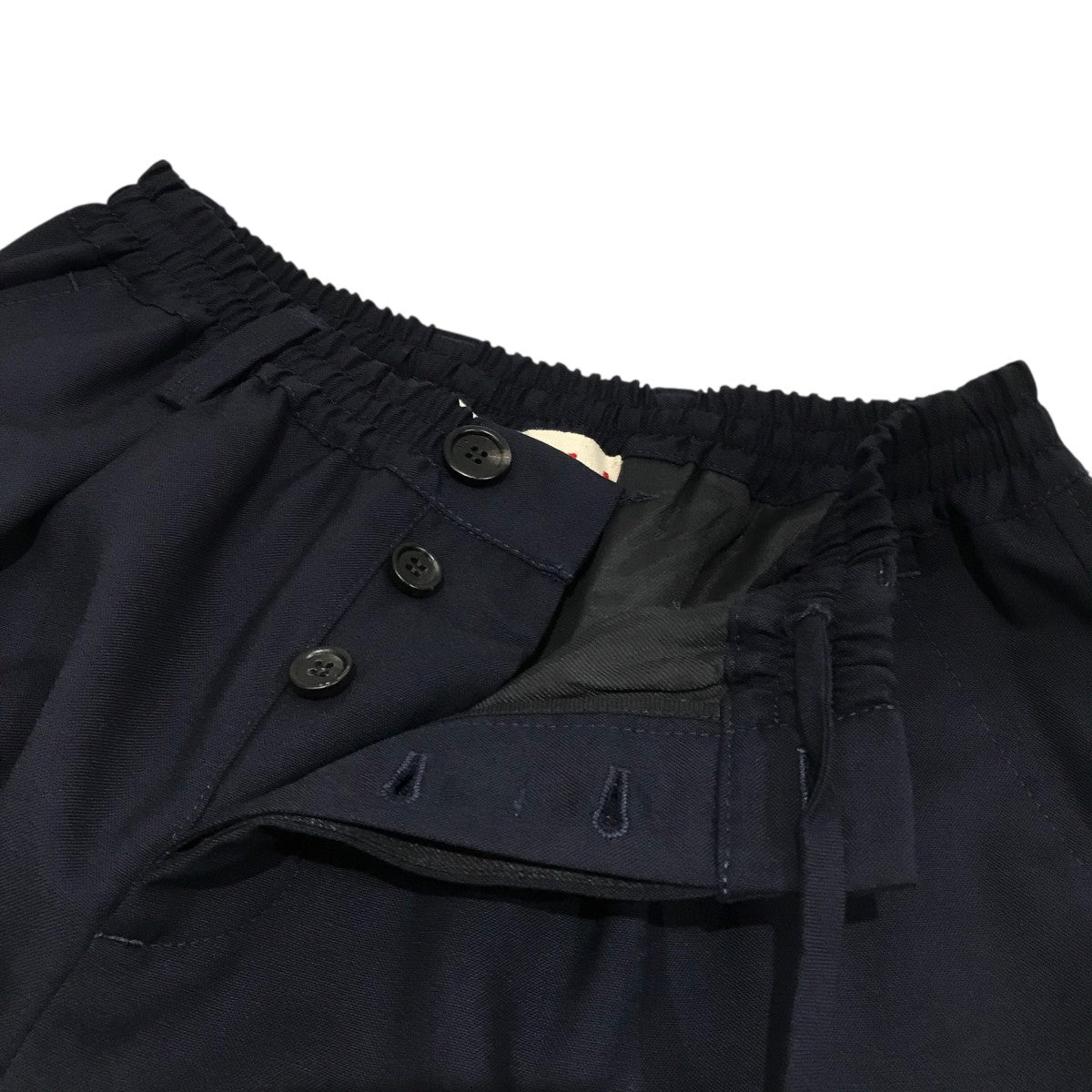MARNI マルニ トロピカルウールパンツ ブラック 48 PUMU0017U1 MARNI - 【ラスト1点】 TROPICAL WOOL PANTS / トロピカルウール