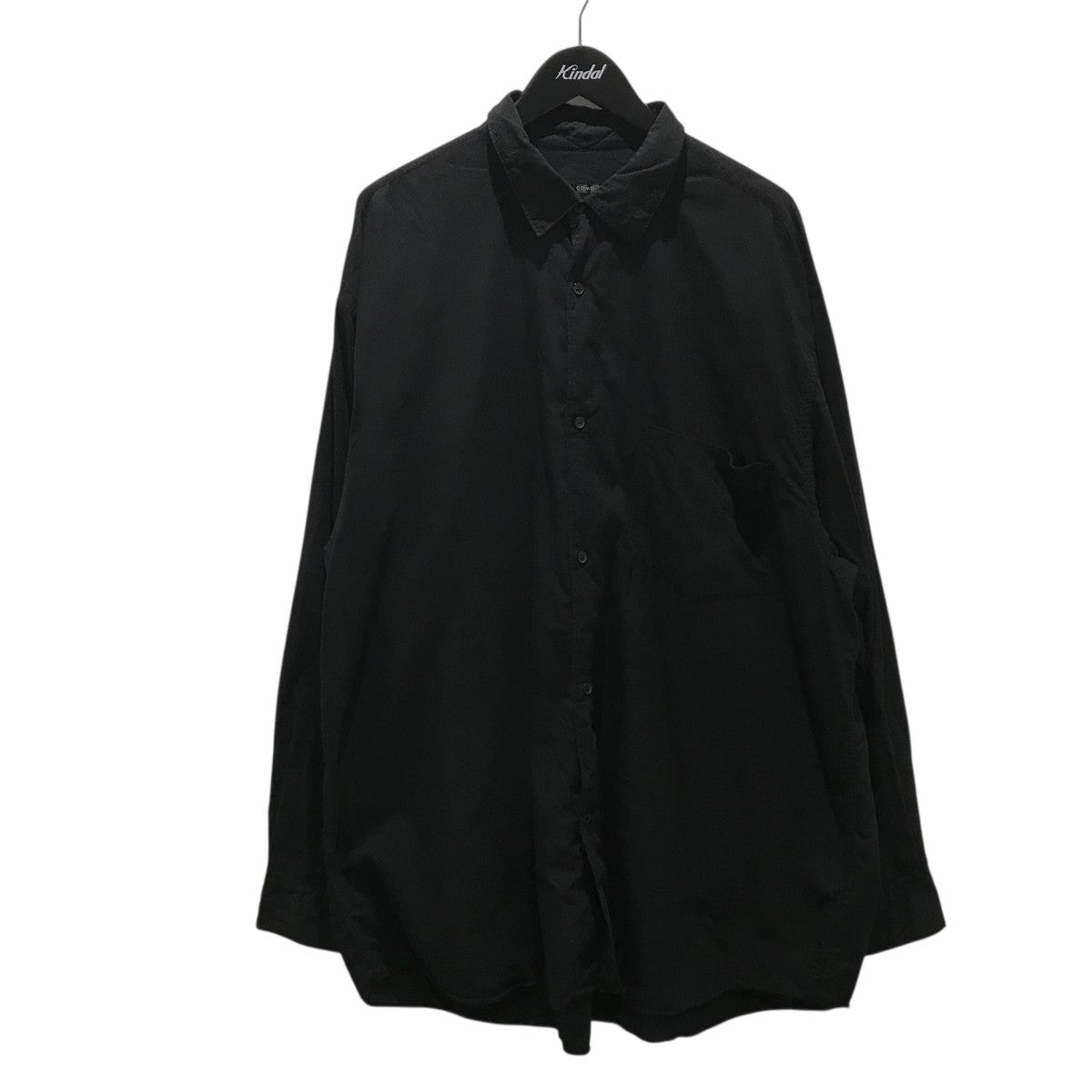 古着 comoli コモリ コモリシャツ 黒 COMOLI(コモリ) 半袖Tシャツ ブラック サイズ 3｜【公式