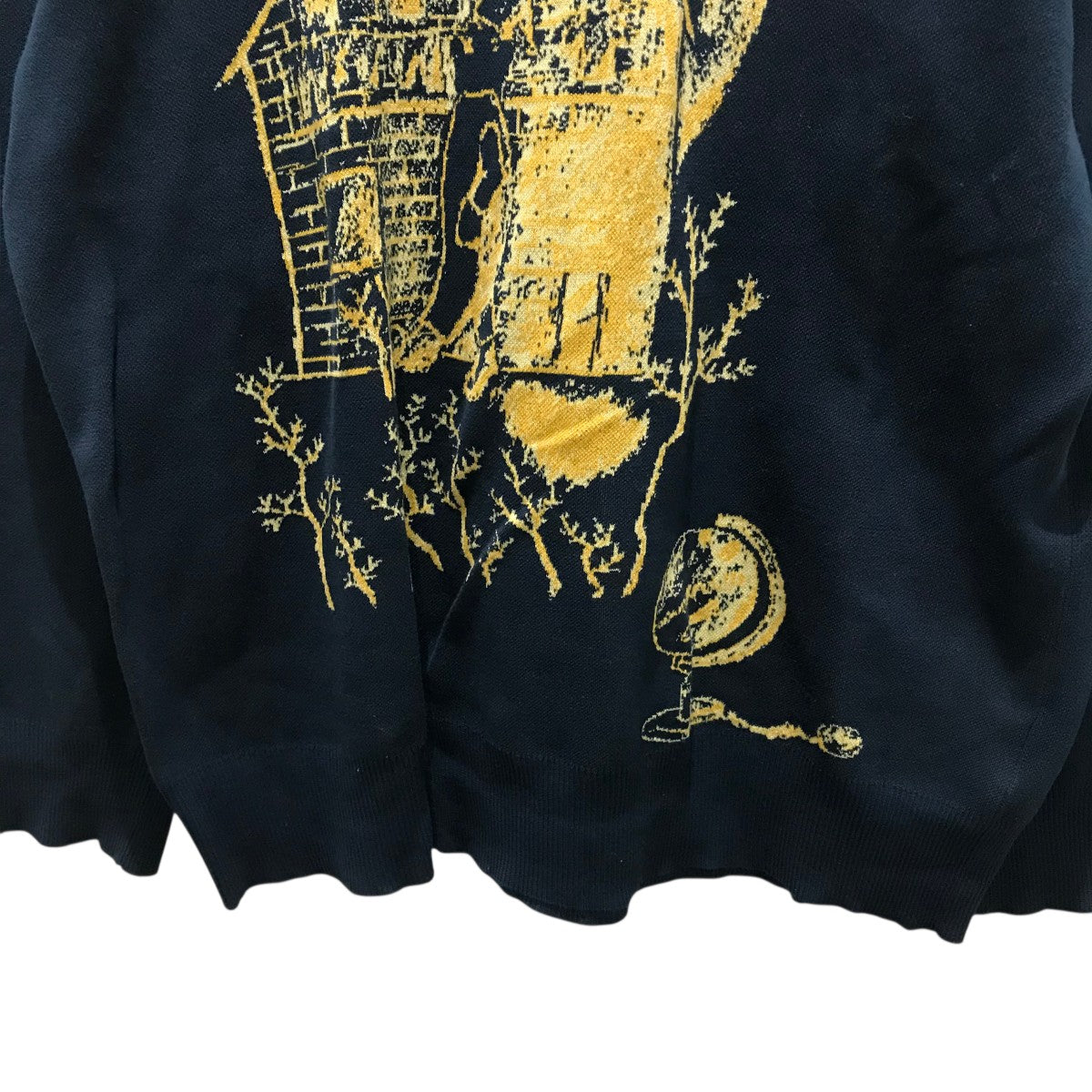 SHINYA KOZUKA 24SSクルーネックニット2401SK77 TOILES DE WANDER 古着・中古-4枚目のアイテム画像