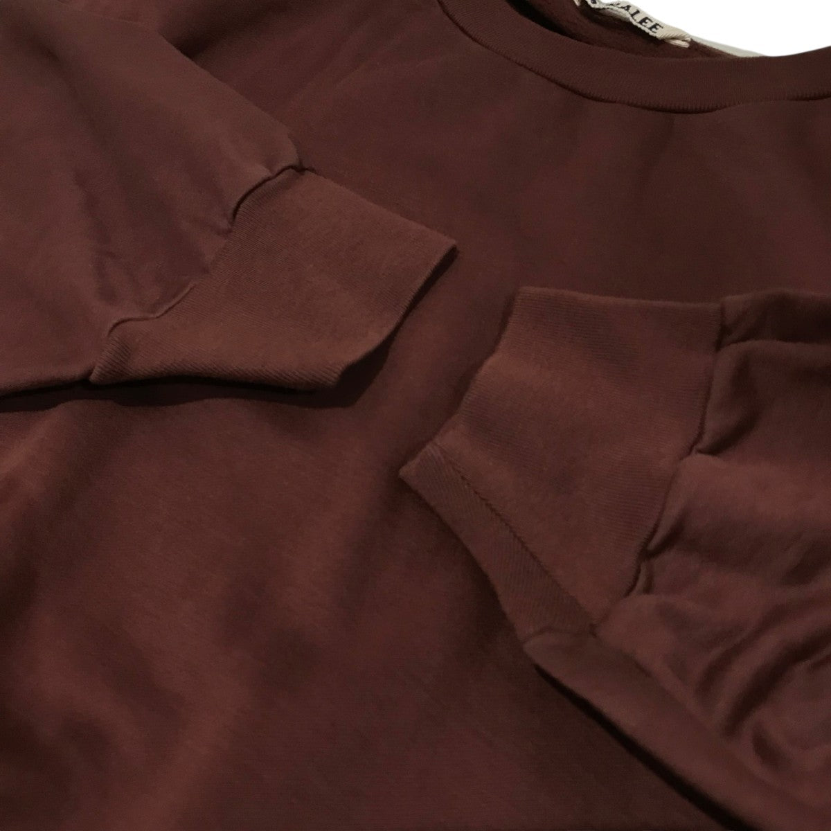 AURALEE(オーラリー) ELASTIC HIGH GAUGE SWEAT P／Oスウェット