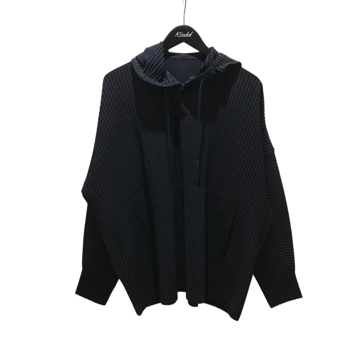 90s I.S イッセイミヤケ　ISSEY MIYAKE パーカー　ネイビー ISSEY MIYAKE 90's ISタグ ツモリチサト ロゴプリント ジップ