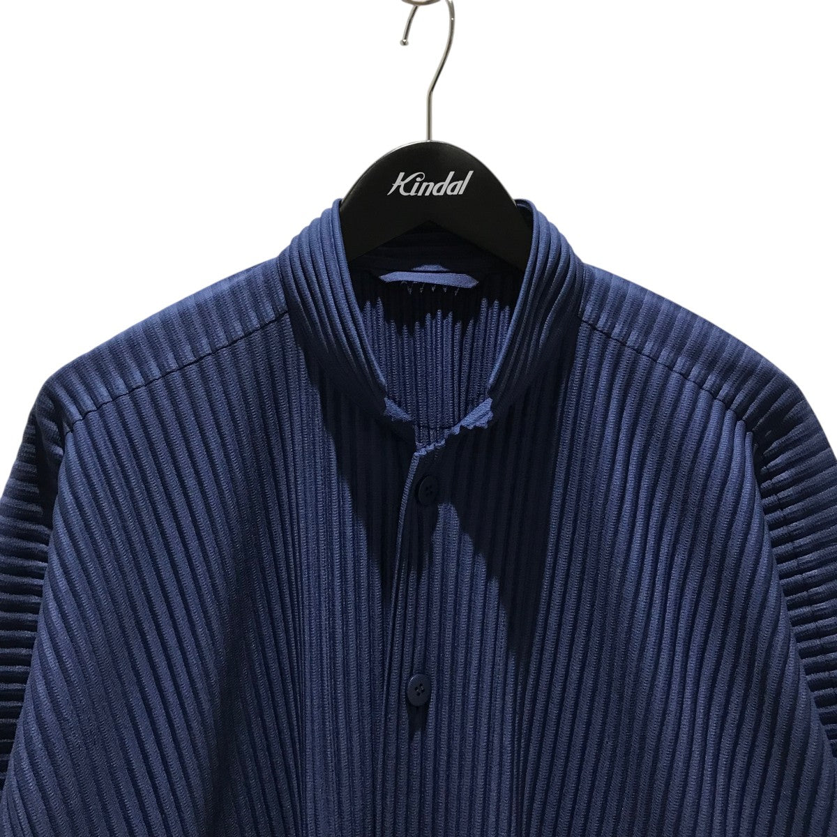 HOMME PLISSE オム プリッセ ショートプリーツジャケット ネイビー HOMME PLISSE オム プリッセ ショートプリーツジャケット