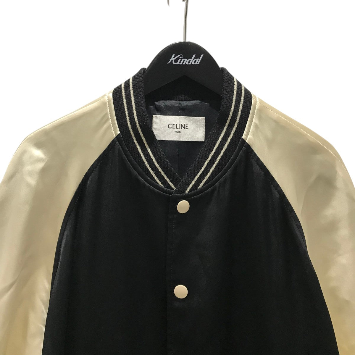 CELINE(セリーヌ) スタッズ刺繍レクタングルテディブルゾン