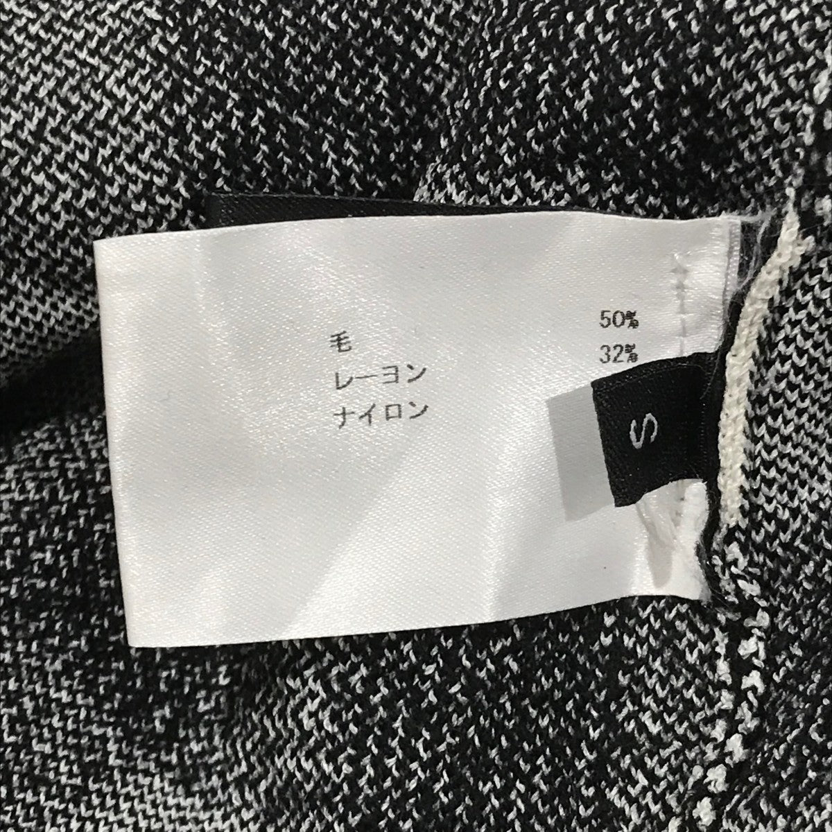 ハイネックチェックニットWR14156KADIH